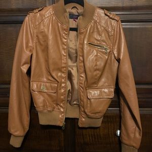 Leather jacket (not real leather)